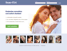Tablet Screenshot of fever-flirt.com